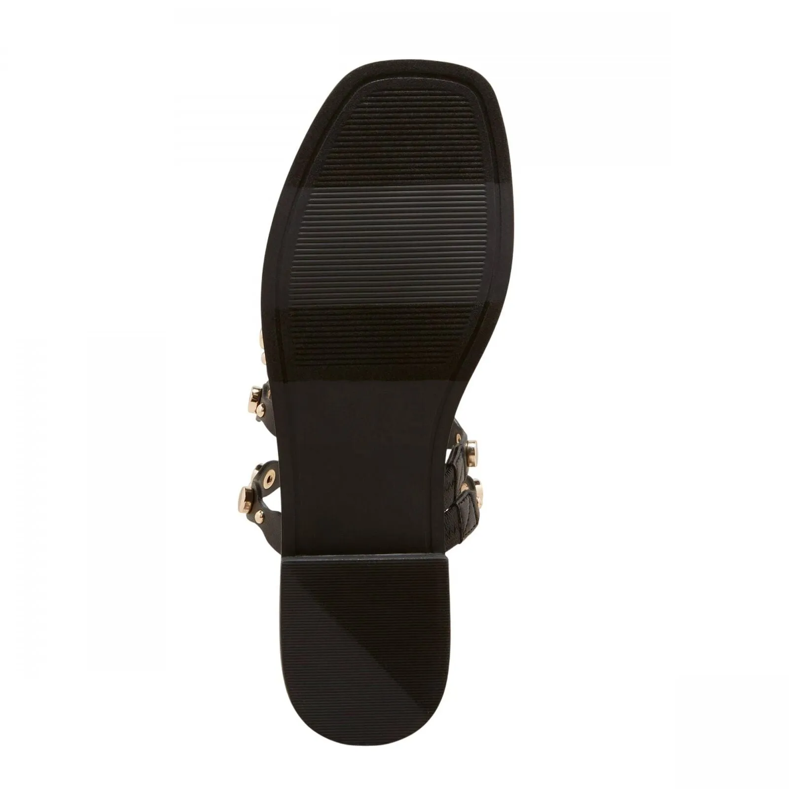 A New Day Womens Sharon Stud Slide Sandals 89998585 Black 7.5M