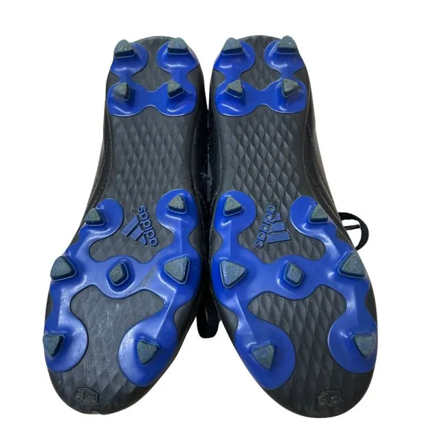 Adidas Black & Blue Soccer Cleats - Size 2.5Y
