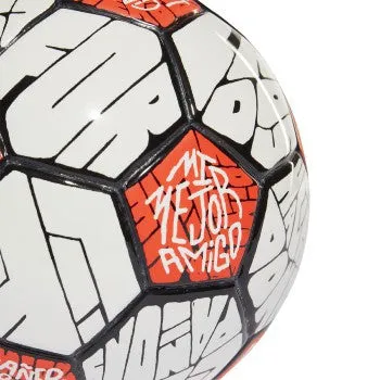 adidas Messi Mini Ball - White/Black/Solar Red