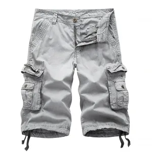 Adventure-Ready Men's Cargo Shorts with Zipper Pocket in Wine Red - Perfect for Hiking and Cycling