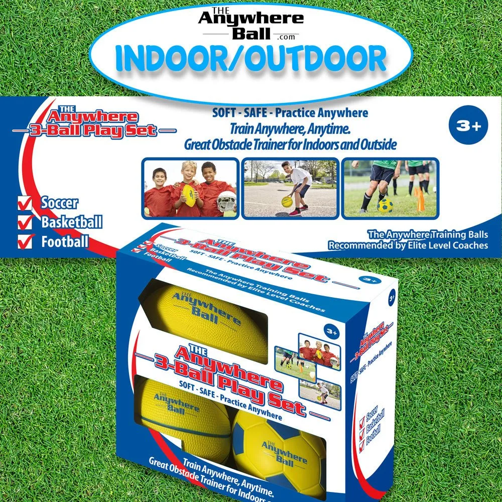 Anywhere 3-Ball Sport Set