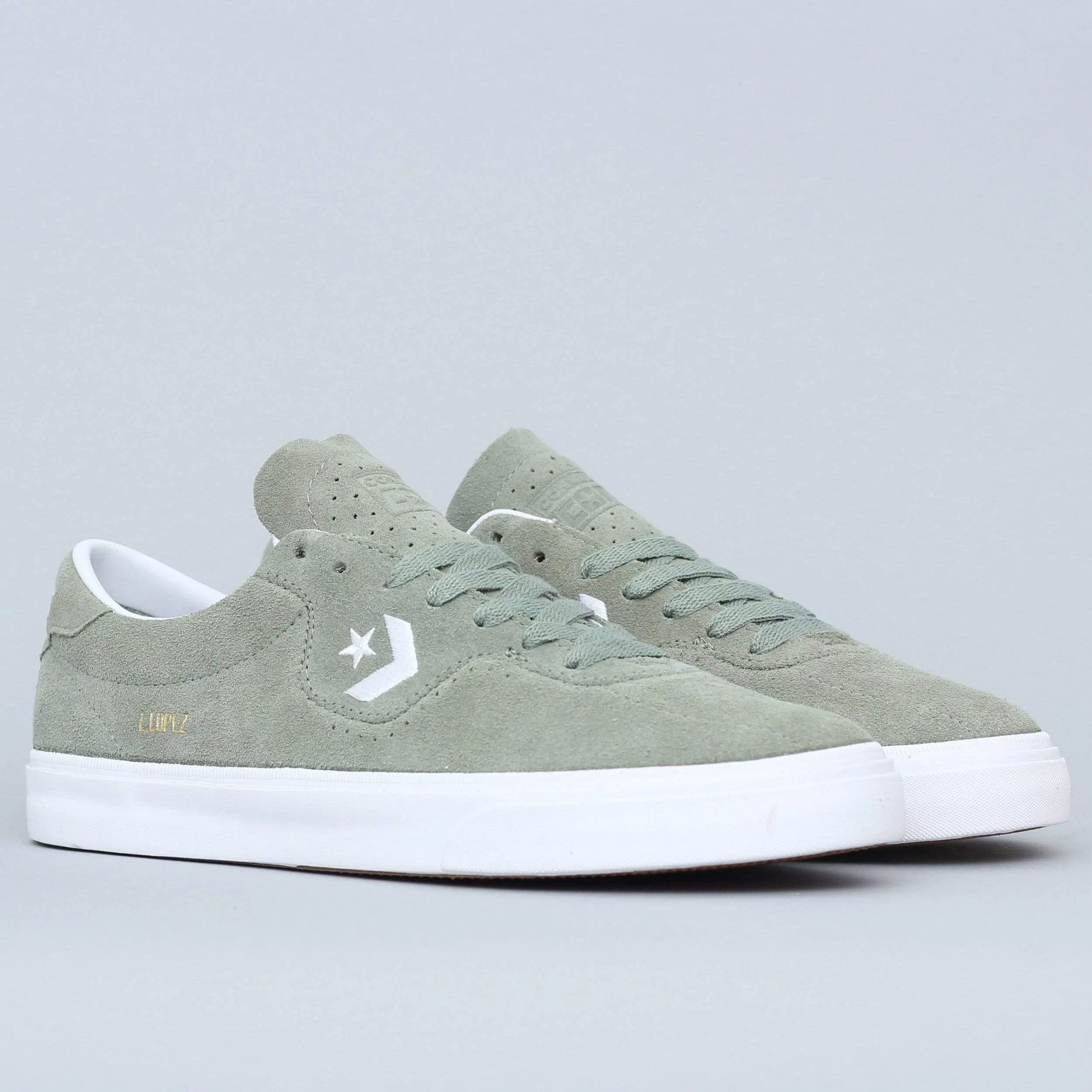 Converse Louie Lopez Pro OX Shoes Jade Stone / White / White