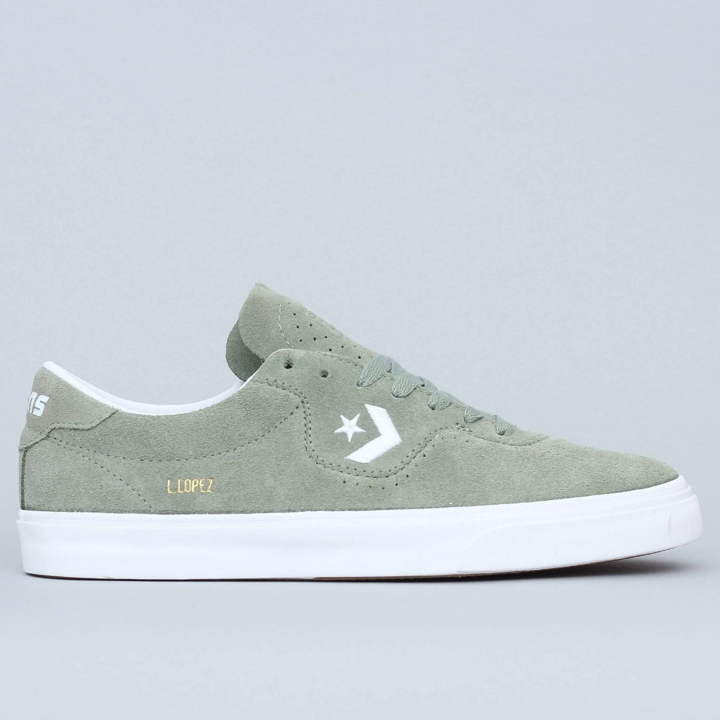 Converse Louie Lopez Pro OX Shoes Jade Stone / White / White