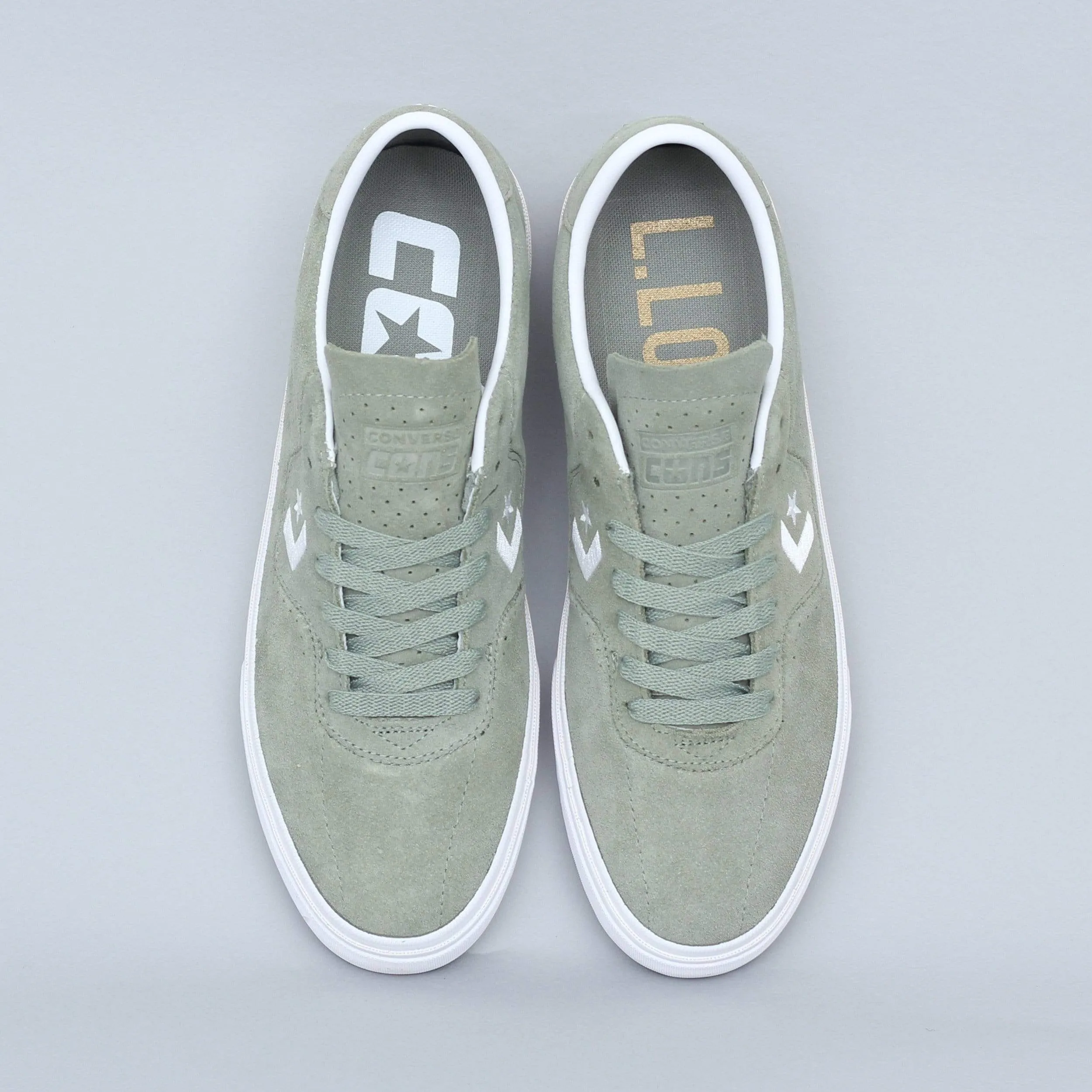 Converse Louie Lopez Pro OX Shoes Jade Stone / White / White