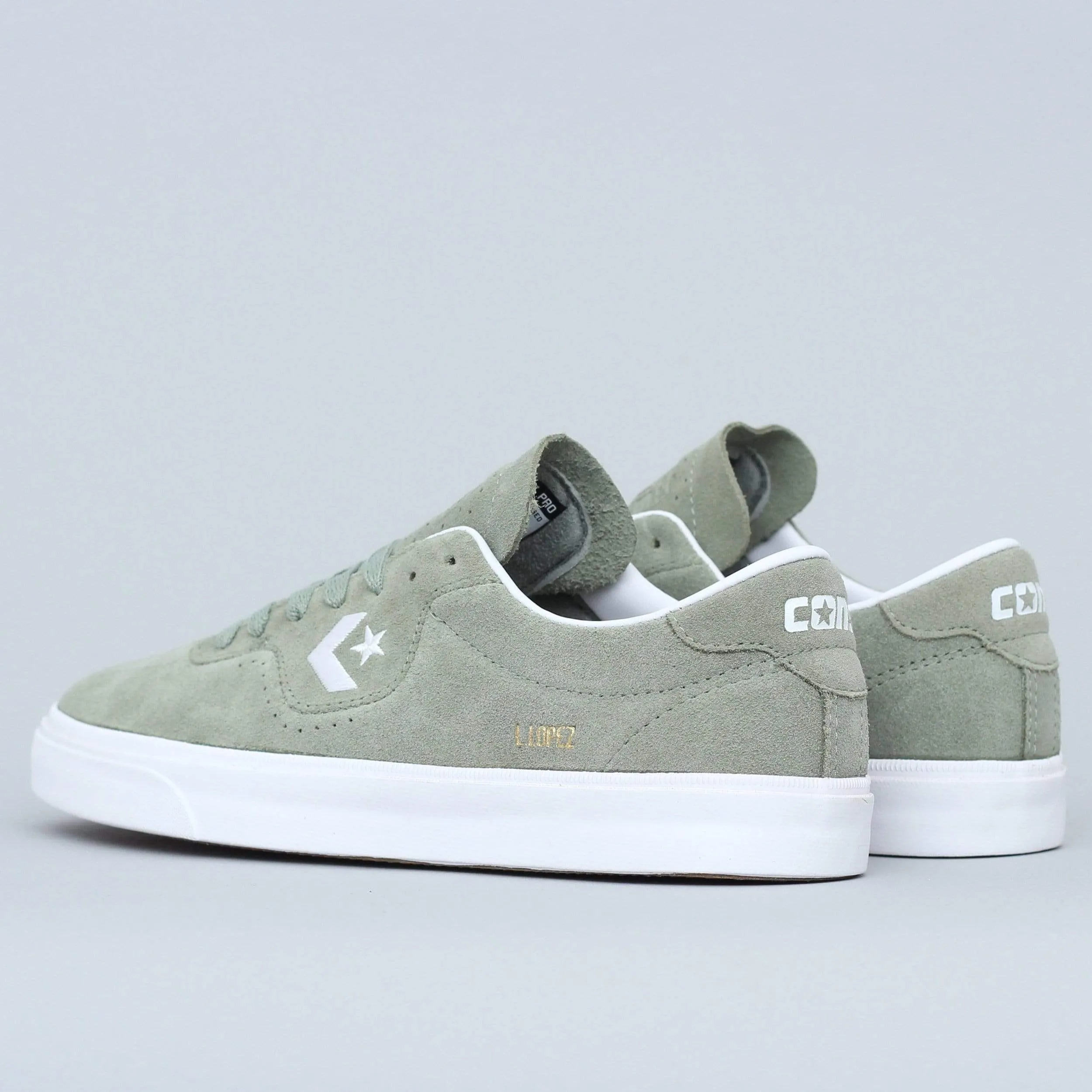 Converse Louie Lopez Pro OX Shoes Jade Stone / White / White