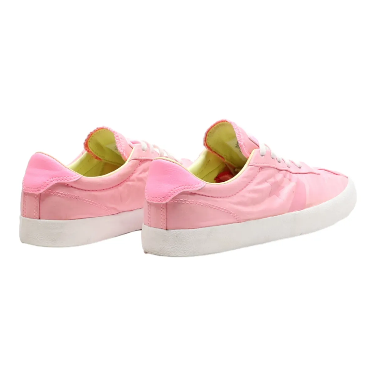 CONVERSE Low Top Trainers Pink Canvas Womens UK 5.5