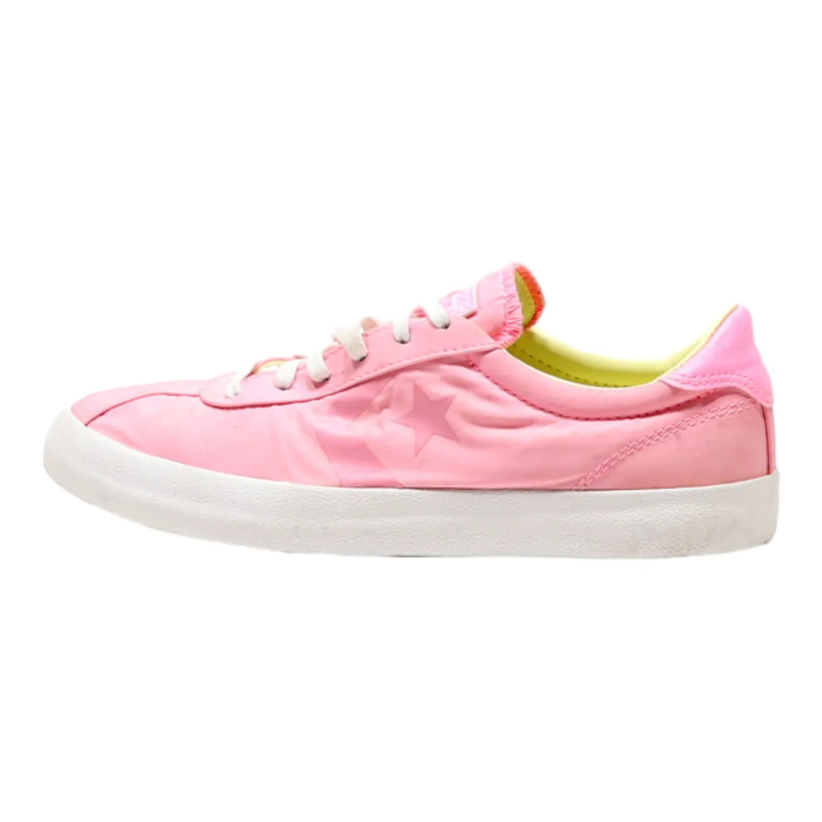 CONVERSE Low Top Trainers Pink Canvas Womens UK 5.5