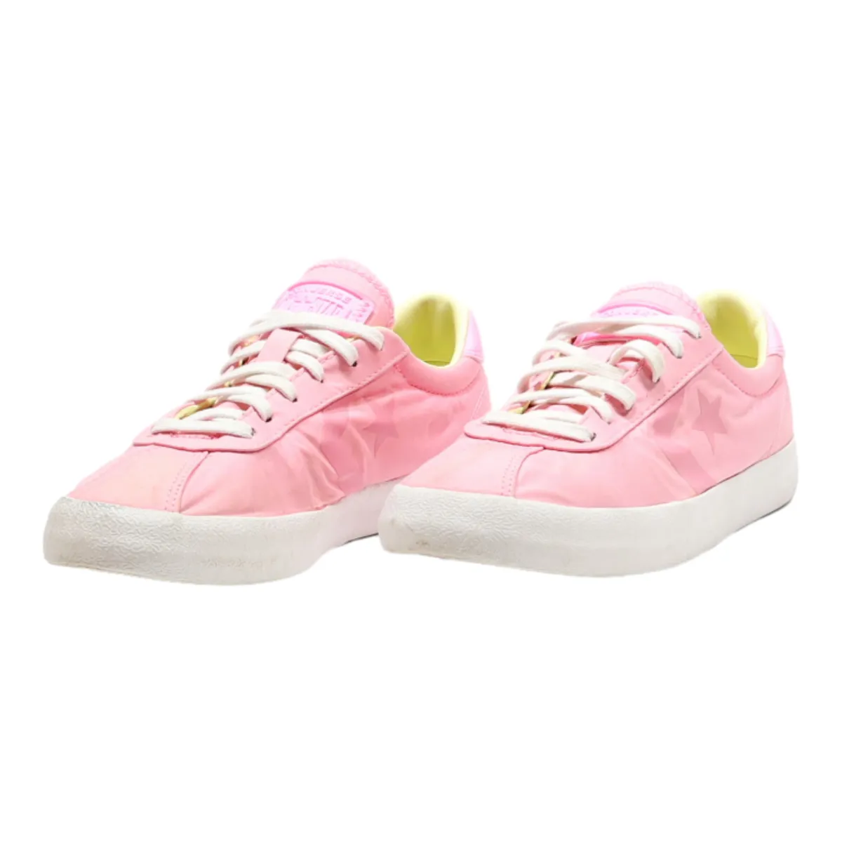 CONVERSE Low Top Trainers Pink Canvas Womens UK 5.5