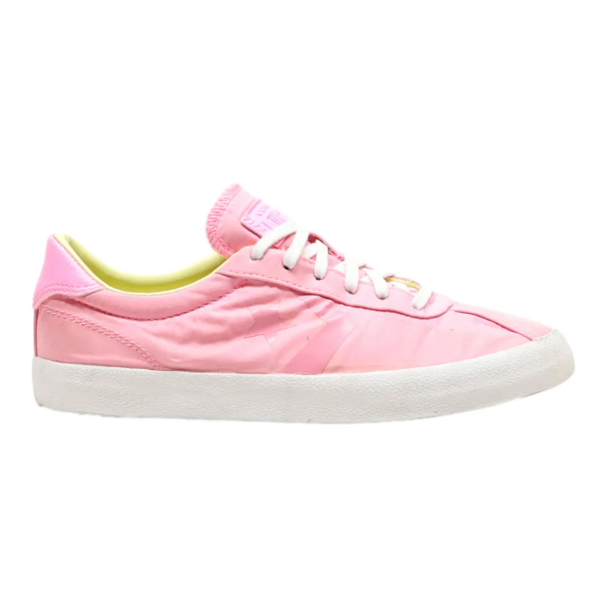 CONVERSE Low Top Trainers Pink Canvas Womens UK 5.5