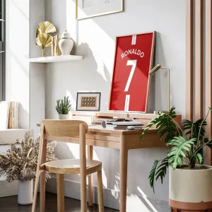 Cristiano Ronaldo Jersey Poster