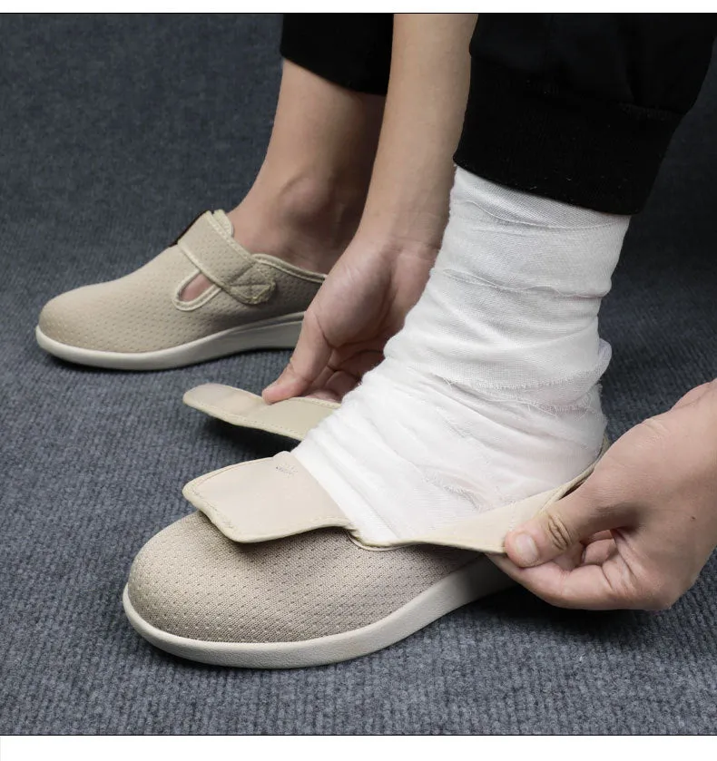 Cuzcare Plus Size Wide Diabetic Shoes For Swollen Feet Width Shoes-NW021
