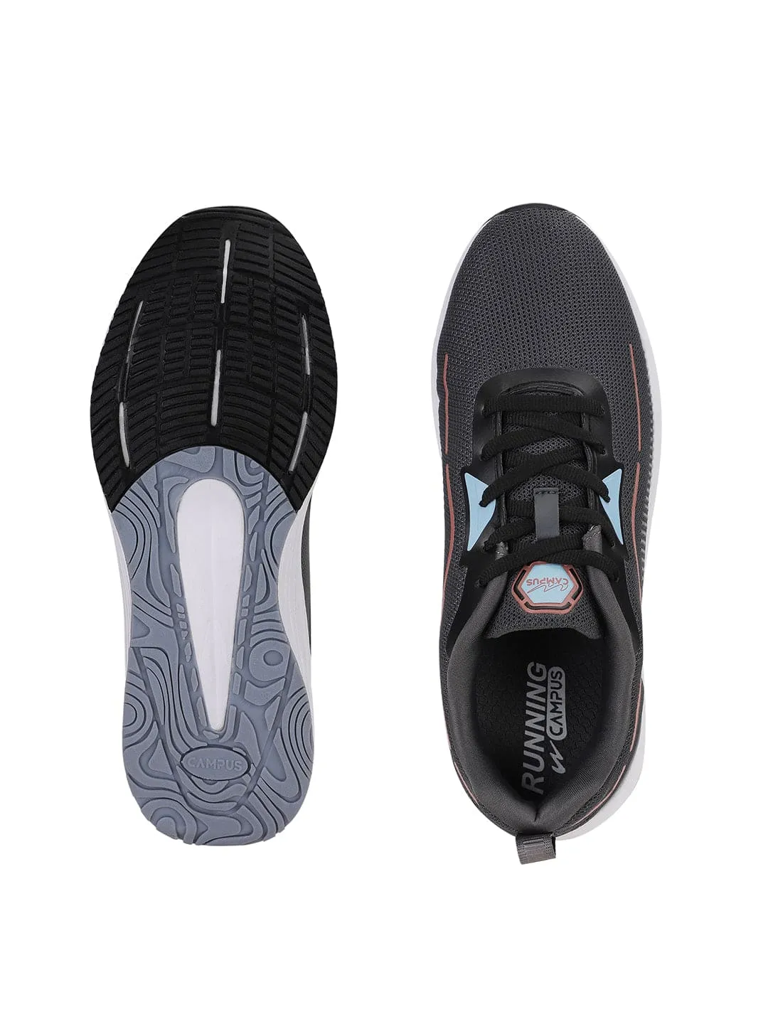 DOMINGO Grey Men's Running Shoes