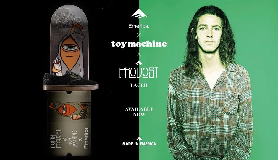 Emerica Laced X Toy Machine Collaboration Provost Limited Edition