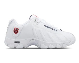 K-Swiss Men's St329 Cmf White Navy Red Shoes