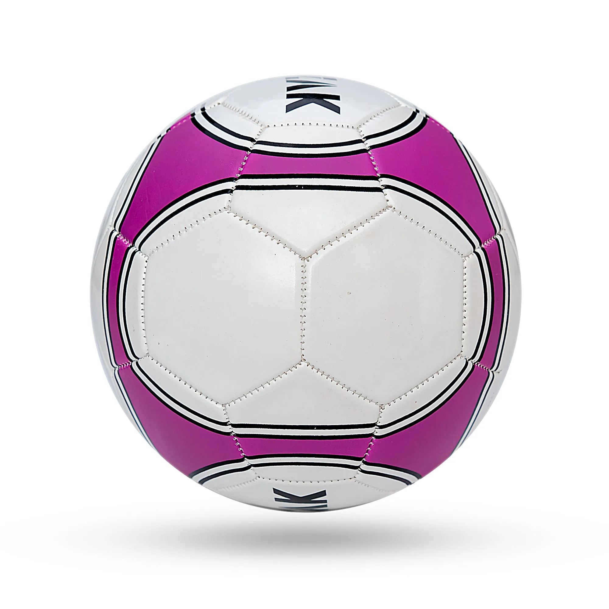 Kruzak Premier Striker Size 3 Purple Machine Stitched Soccer Balls for Training, Recreation, Practice - for Boys and Girls
