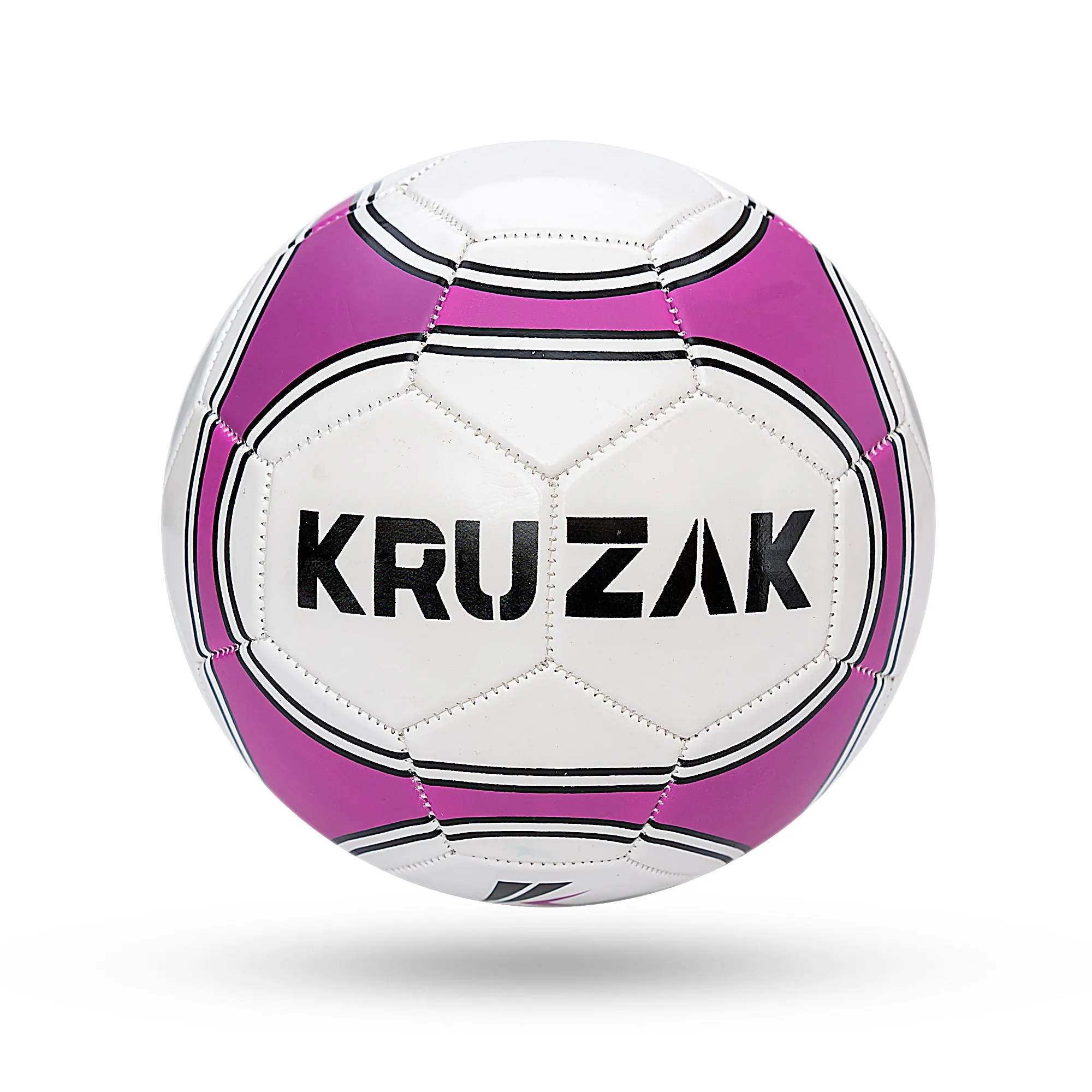 Kruzak Premier Striker Size 3 Purple Machine Stitched Soccer Balls for Training, Recreation, Practice - for Boys and Girls