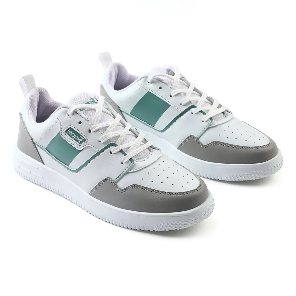 Leap7x Casual White Sneakers For Mens SNOOKIS-2 By Liberty