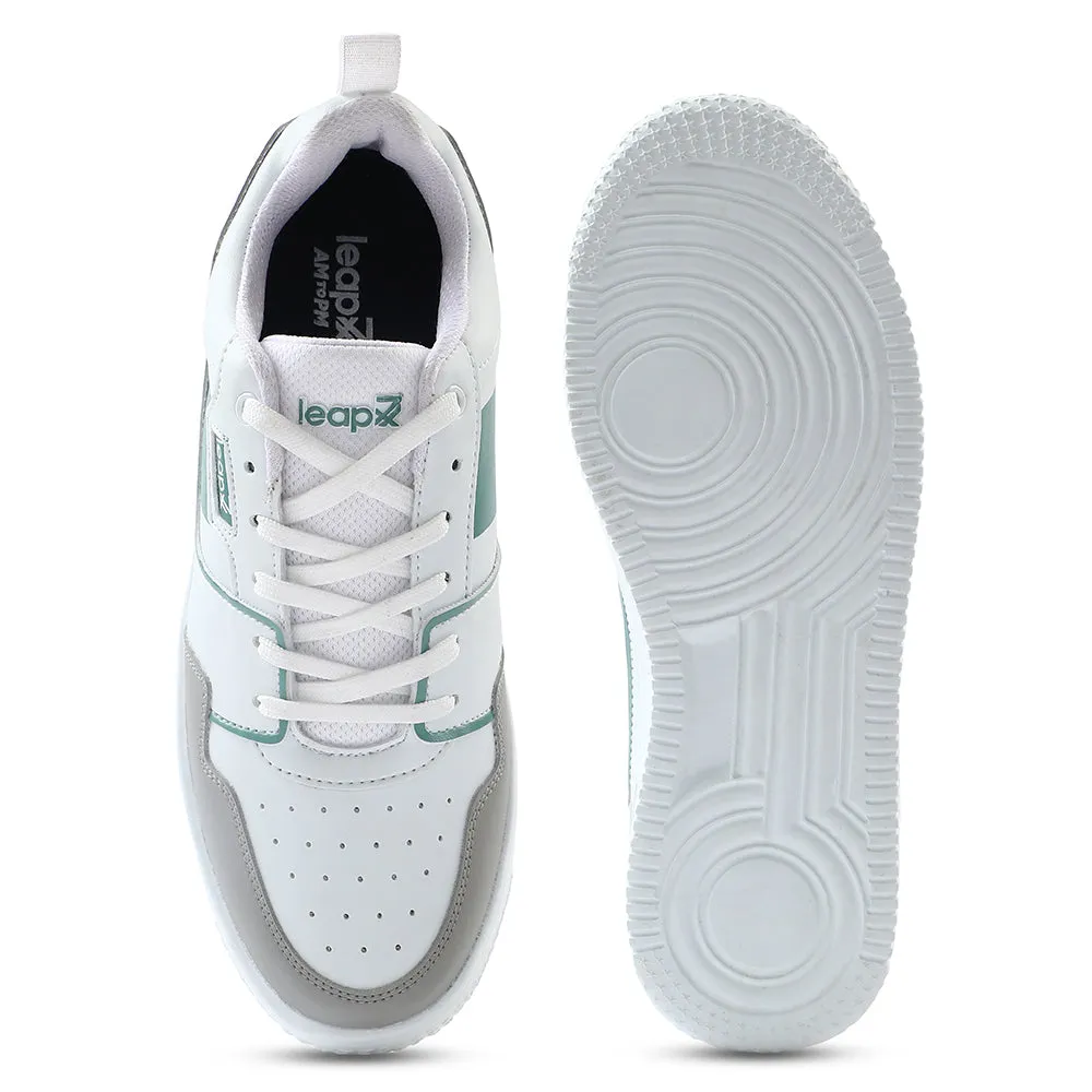 Leap7x Casual White Sneakers For Mens SNOOKIS-2 By Liberty