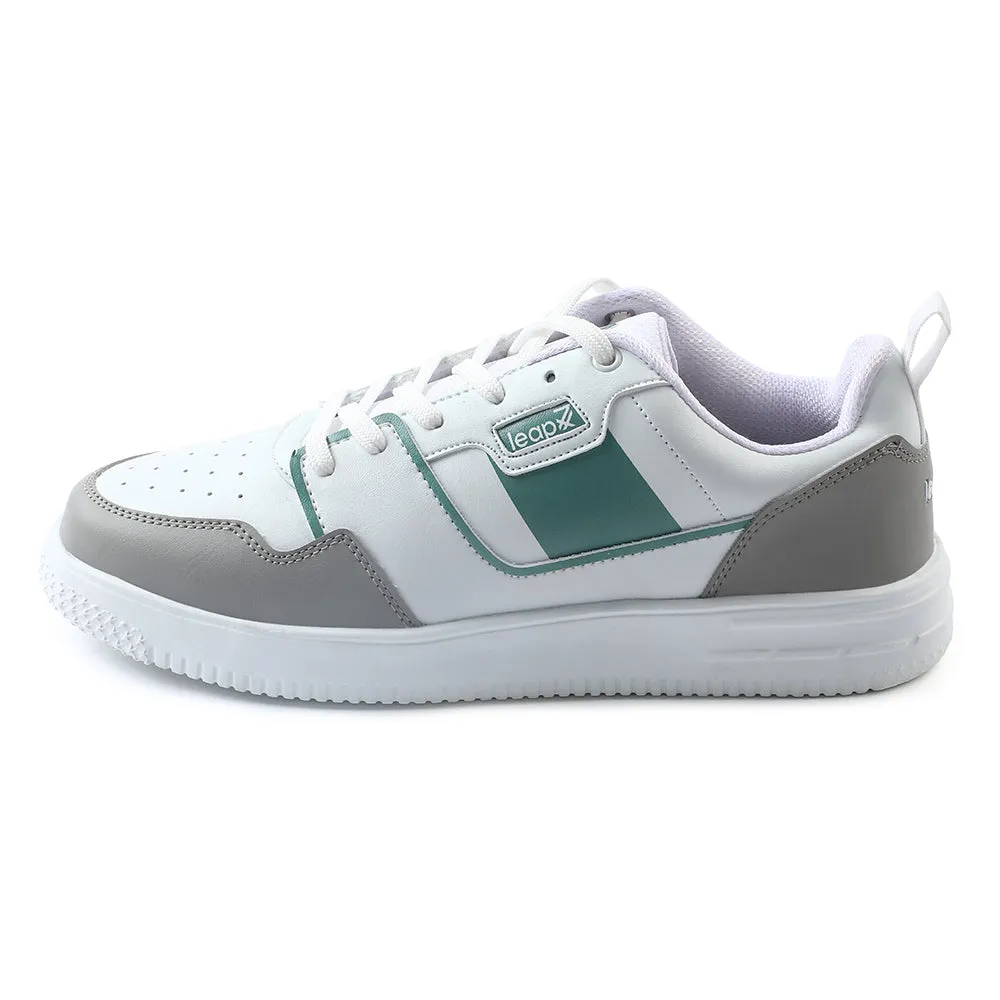 Leap7x Casual White Sneakers For Mens SNOOKIS-2 By Liberty