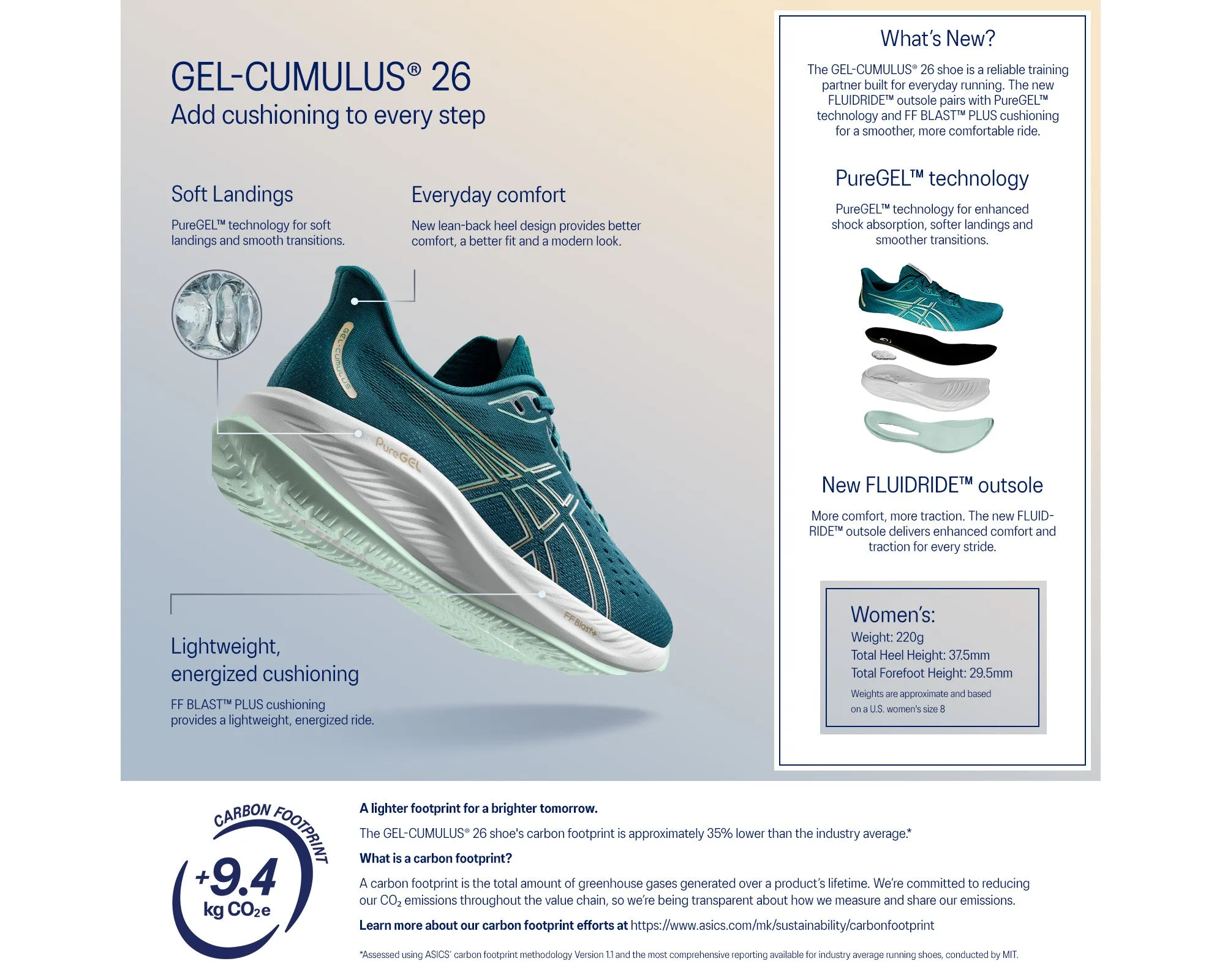 M Asics Gel Cumulus 26
