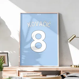 Mateo Kovačić Jersey Poster