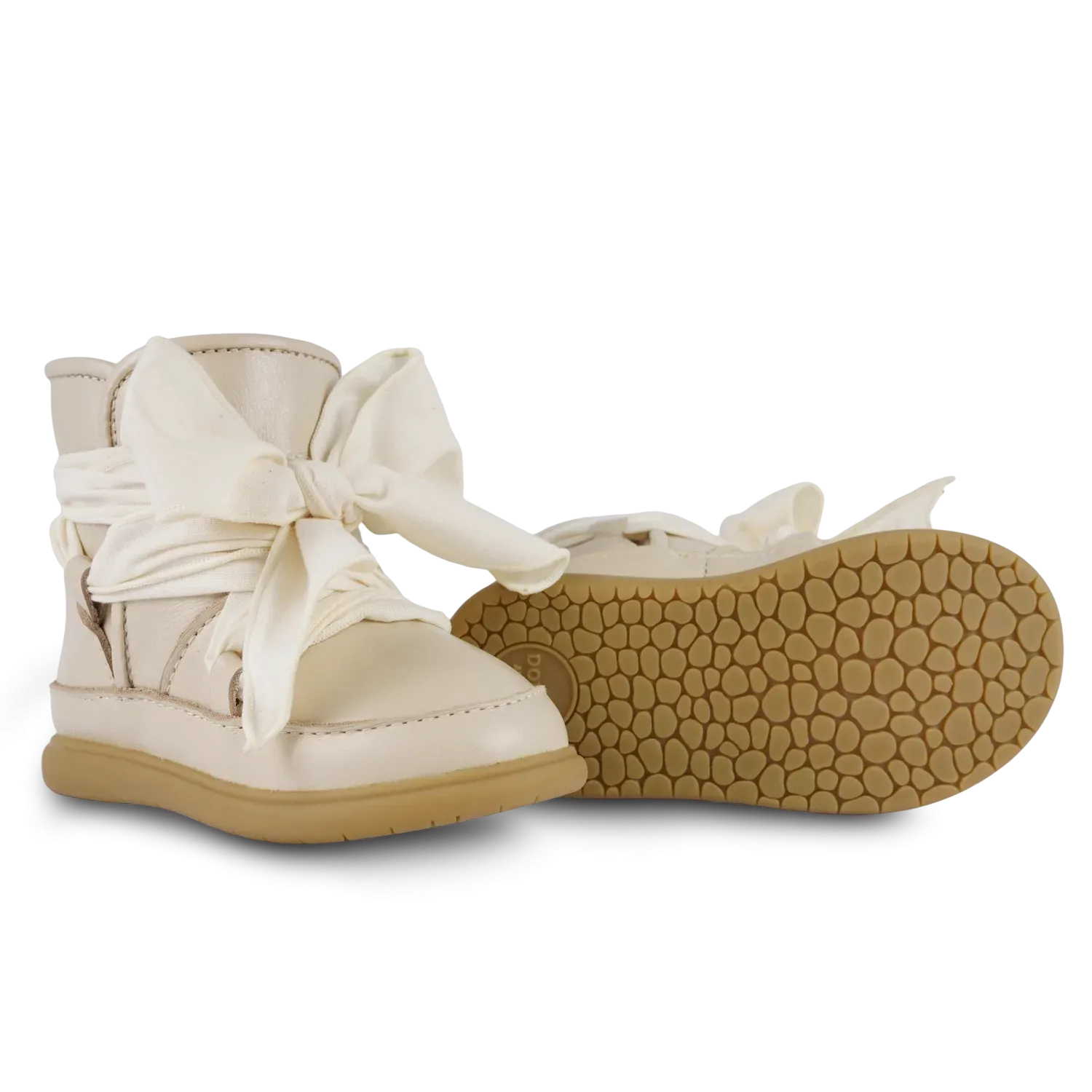 Maudi Shoes - Cream Leather