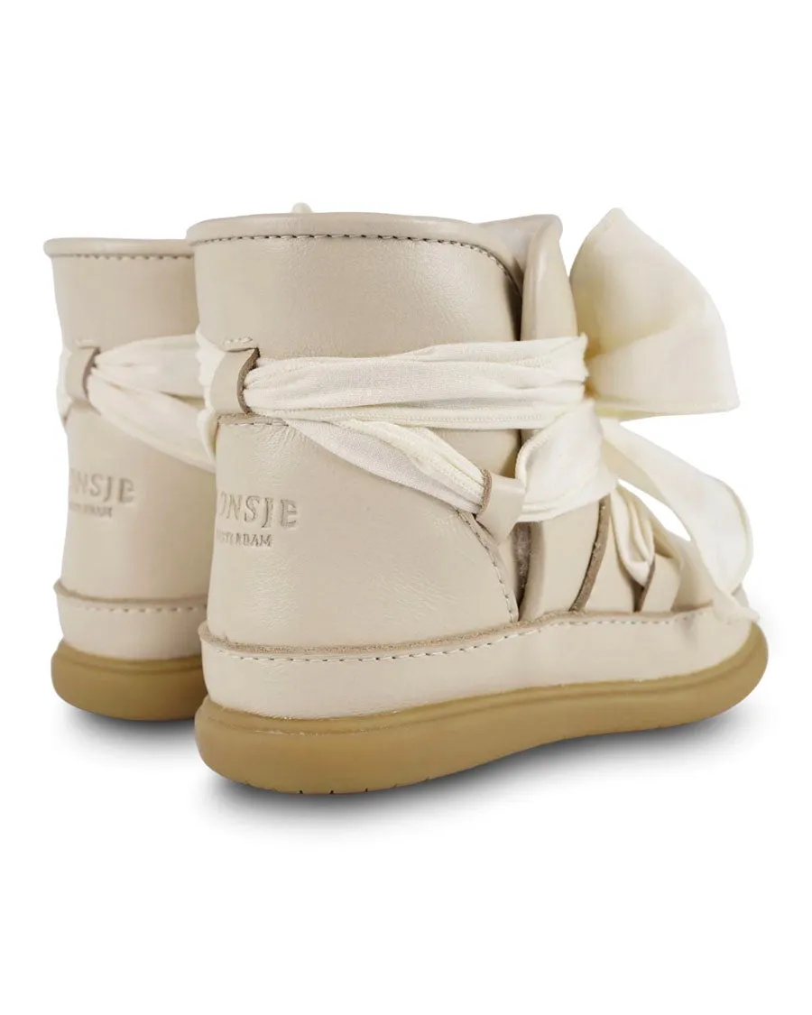Maudi Shoes - Cream Leather