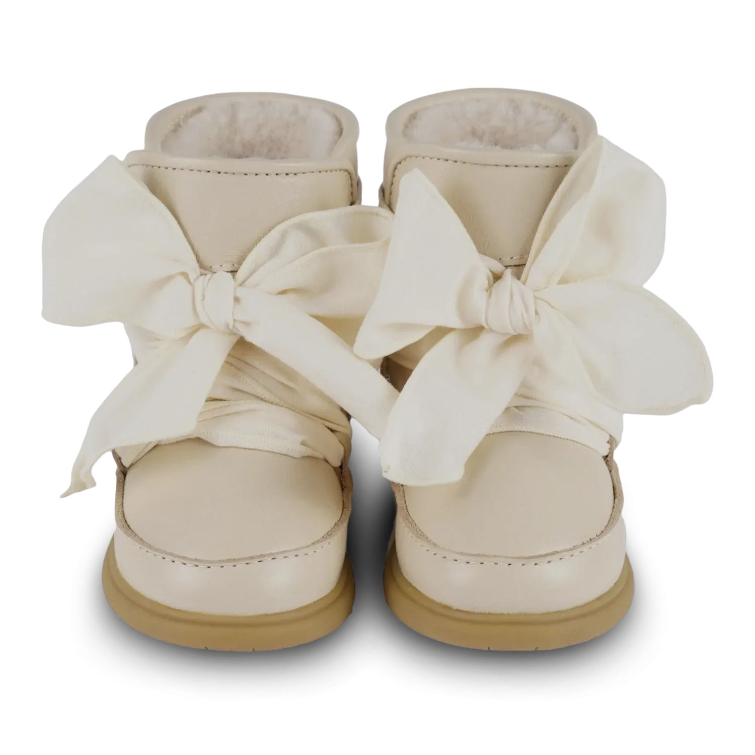 Maudi Shoes - Cream Leather