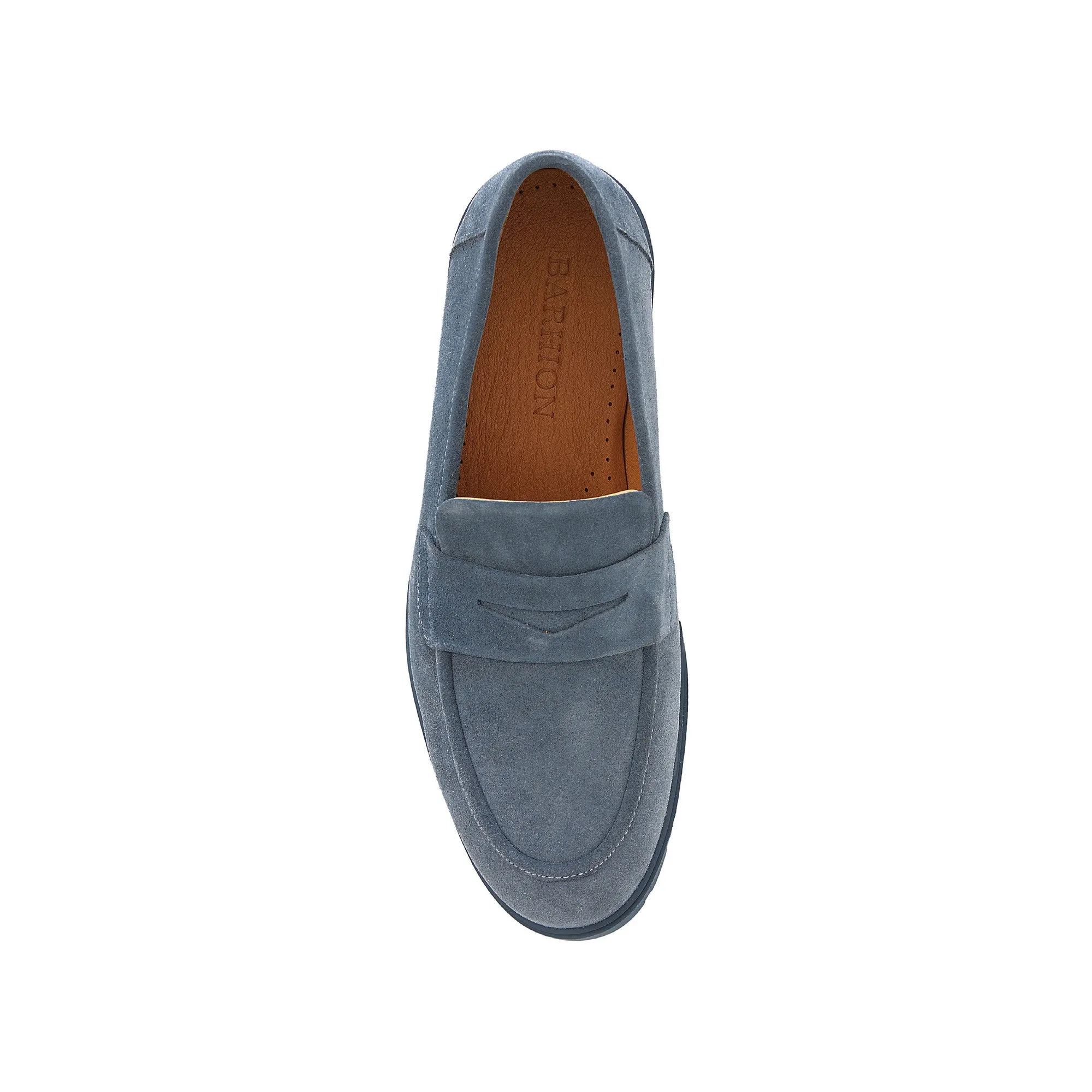 Men's Suede Calf Leather Handmade Loafer M9003