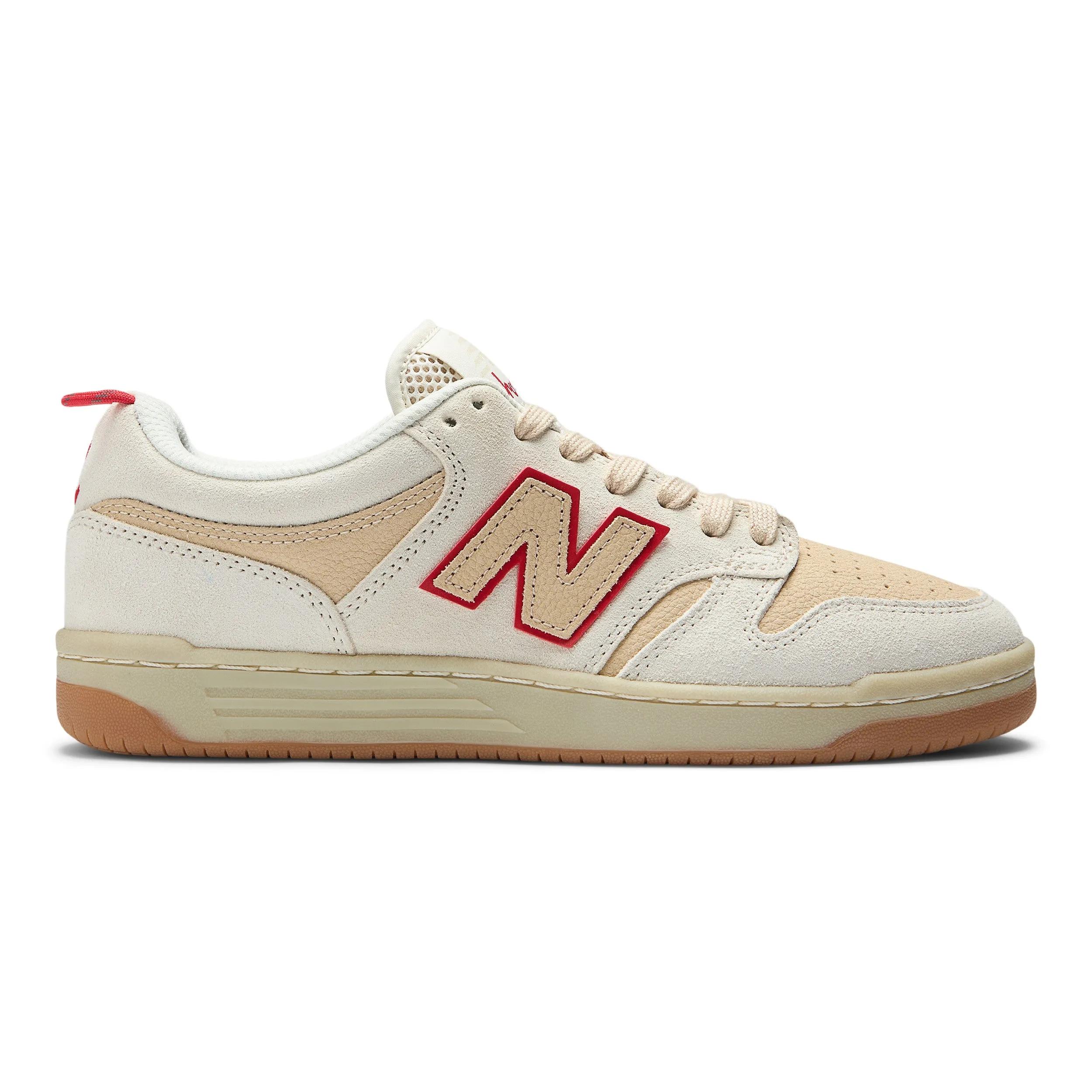 New Balance Numeric x Chocolate 480 Skateboard Shoe - White/Red