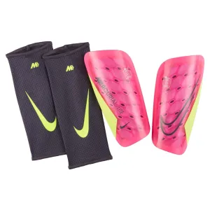 Nike Mercurial Lite Soccer Shin Guards-Pink Spell/Volt/Gridion