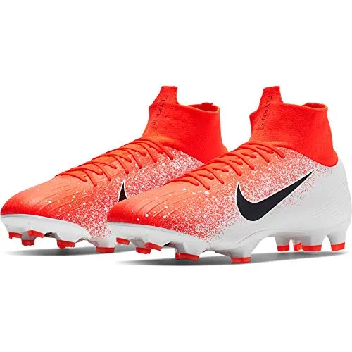Nike Mercurial Superfly 6 Pro FG Soccer Cleats Size 13 - Men AH7368-801 Hyper Crimson/White/Black)