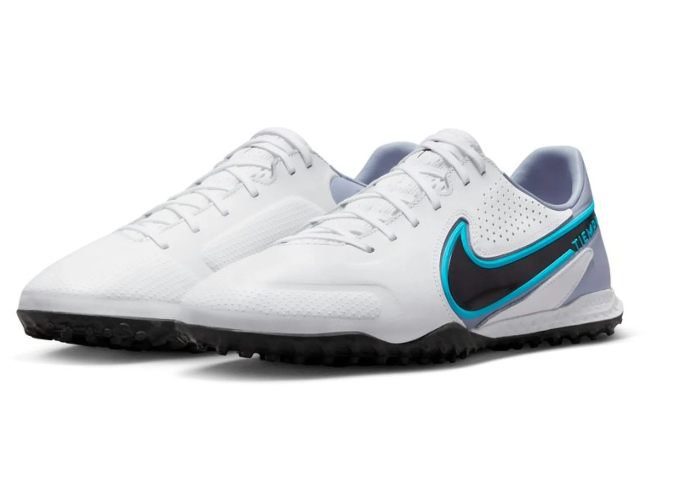 Nike React Legend 9 Pro TF Turf Soccer Shoe - White/Black/Blue/Pink