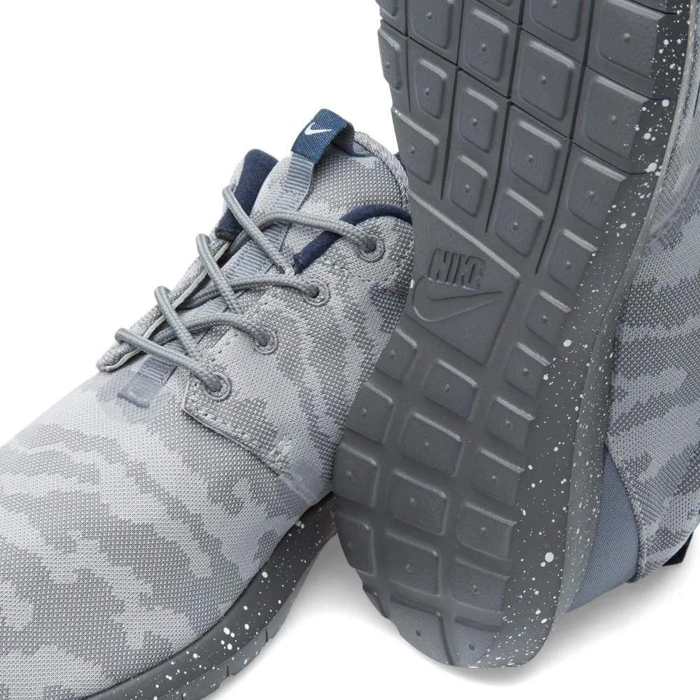 NIKE ROSHE NM FB Flat Silver & Obsidian