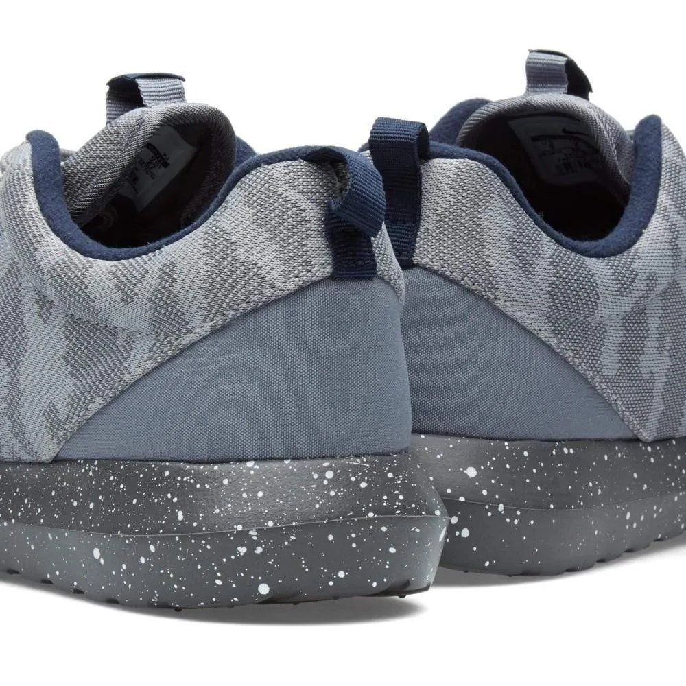 NIKE ROSHE NM FB Flat Silver & Obsidian
