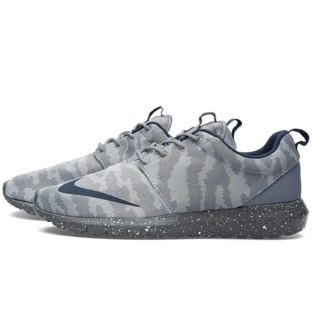NIKE ROSHE NM FB Flat Silver & Obsidian
