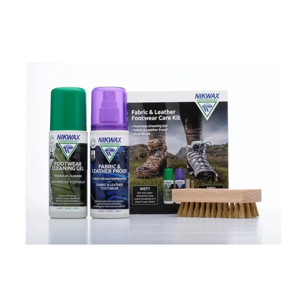 Nikwax Fabric & Leather Proof Footcare Kit