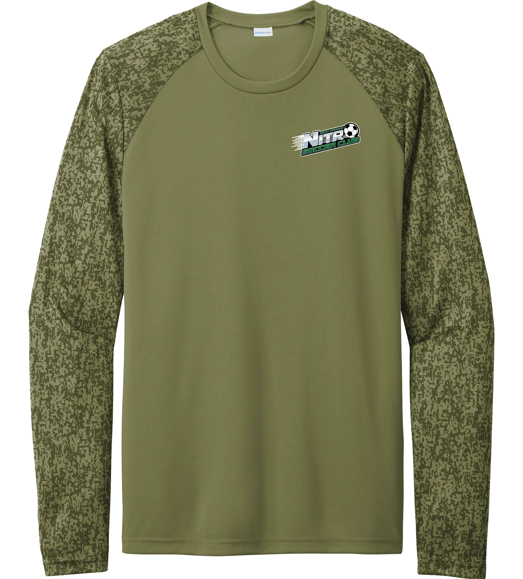 Nitro Soccer Long Sleeve Digi Camo Tee