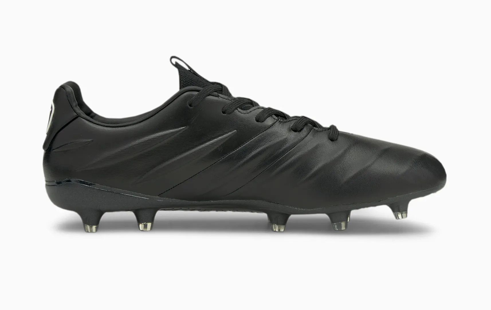 Puma King Platinum 21 Firm Ground Soccer Cleat - Puma Black/Puma White