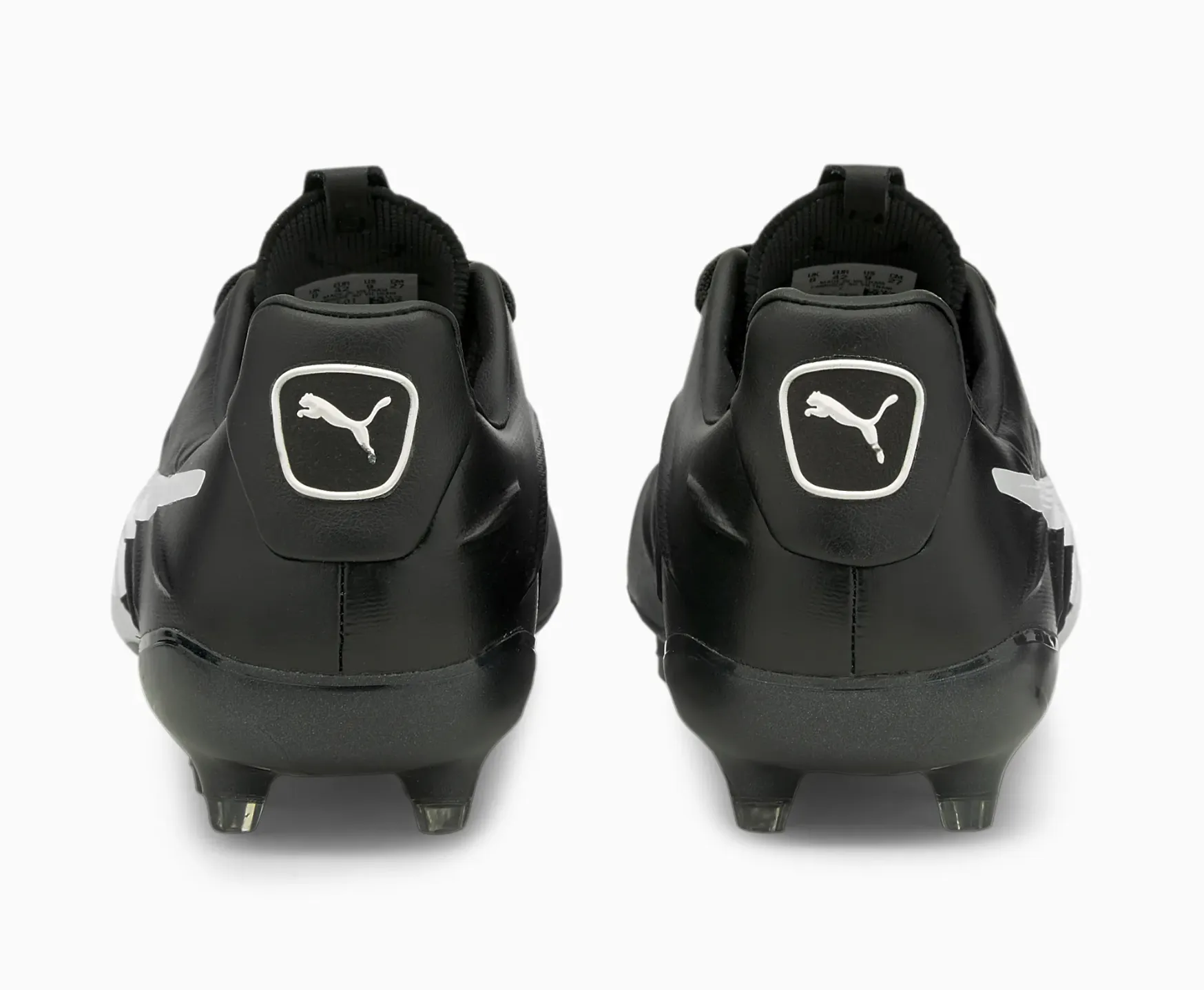 Puma King Platinum 21 Firm Ground Soccer Cleat - Puma Black/Puma White
