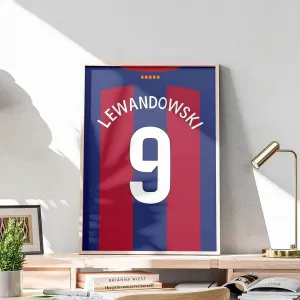 Robert Lewandowski Jersey Poster