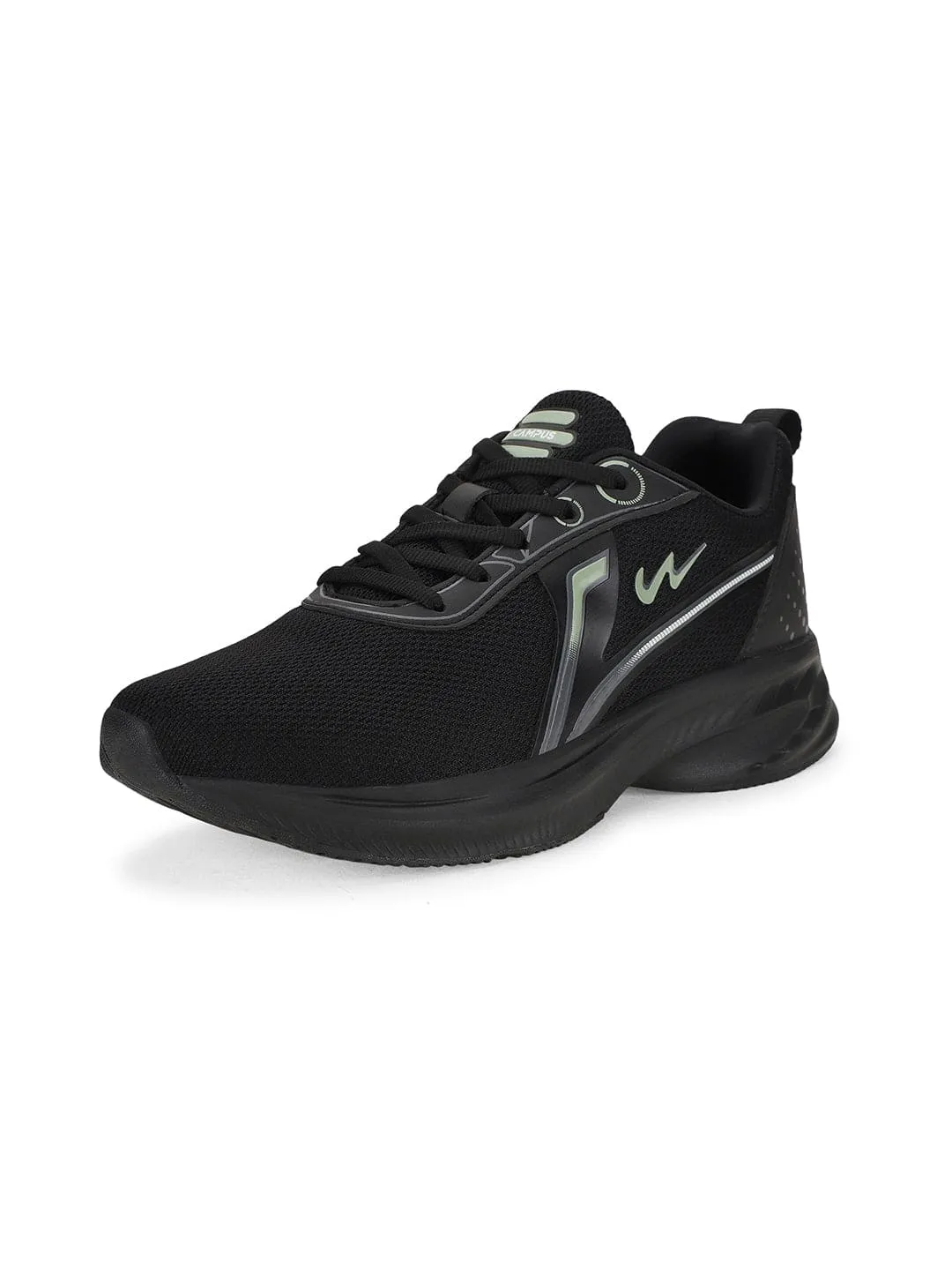 SANTINO Black Men's Sports Shoes