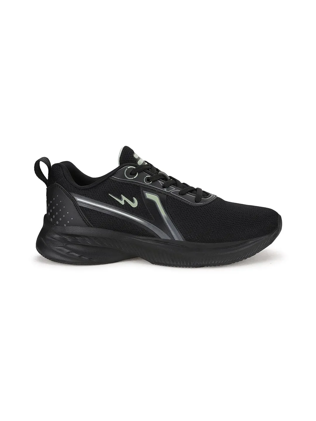 SANTINO Black Men's Sports Shoes