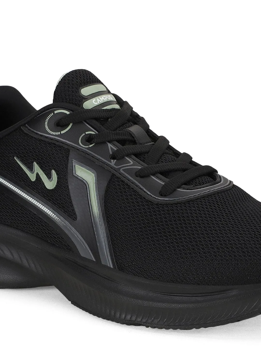 SANTINO Black Men's Sports Shoes