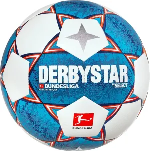 Select Derbystar Brilliant Bundesliga Ball - White-Blue-Orange