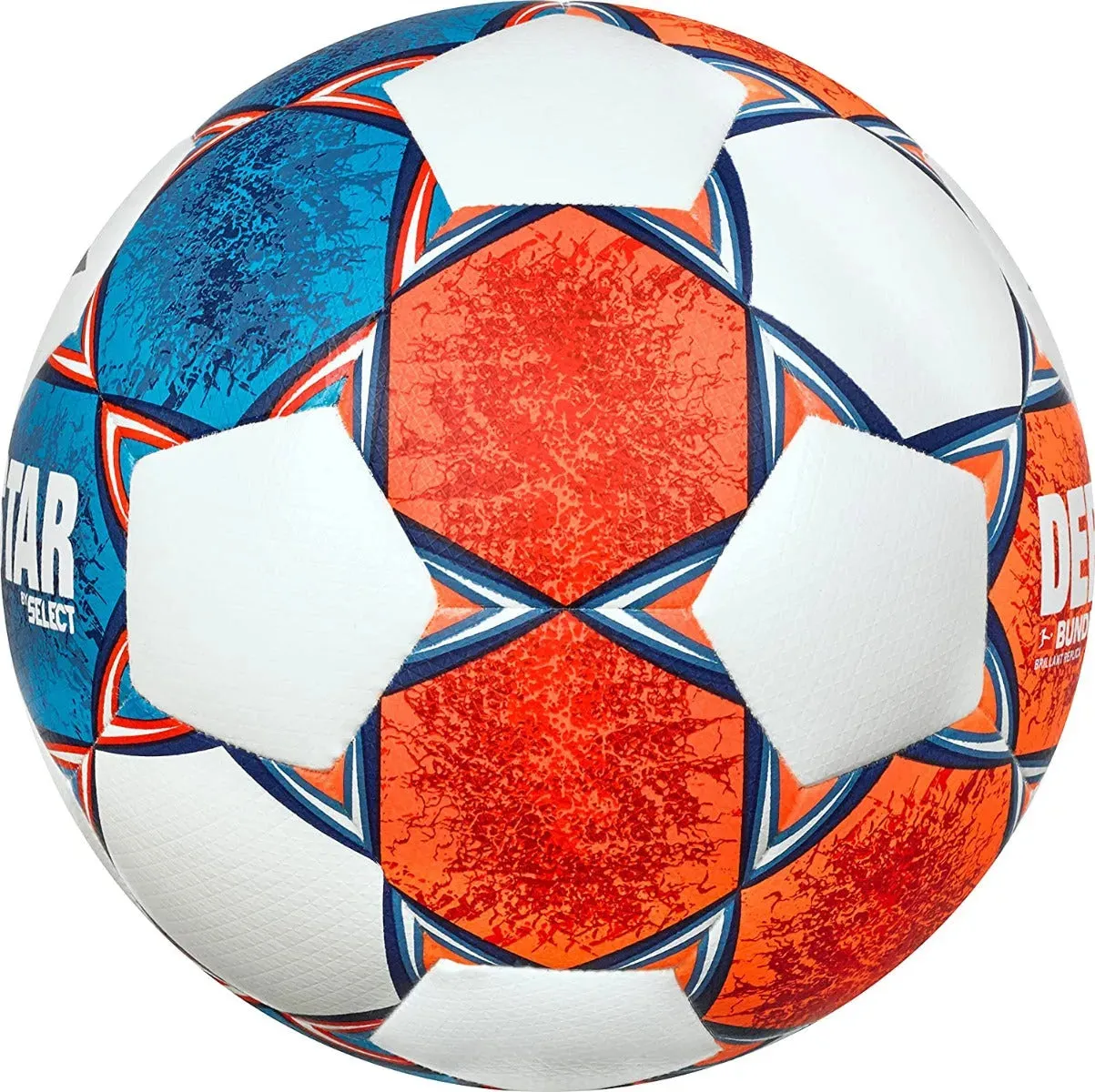 Select Derbystar Brilliant Bundesliga Ball - White-Blue-Orange