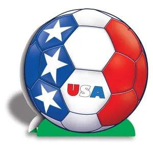 Soccer Ball Centrepiece USA - 25cm