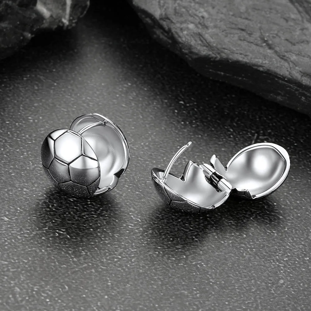 Soccer Sport Stud Earrings for Men Women