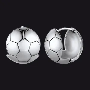 Soccer Sport Stud Earrings for Men Women