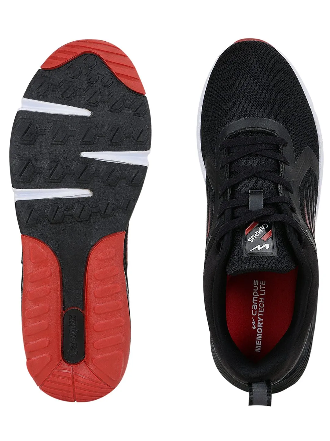 TORMENTOR Black Men's Running Shoes